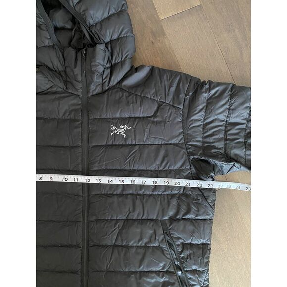 Arc'teryx Cerium LT Goose Down Puffer Jacket Hooded Lightweight Winter Coat - Picture 10 of 12